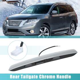 Pathfinder13-19 X Autohaux 786527358441 Rear Trunk Hatch Handle Lid Grip For Nissan Chrome Garnish