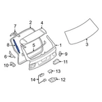 For Bmw X5 2007-2013 51247149631 Lower Liftgate Support. Fixed Price $62.31.