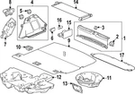 Genuine Honda Lift-gate Trim Scuff Plate 84640-T43-J01ZA. Fixed Price $70.31.