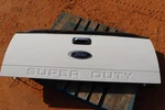 2008-2012 Ford F250 Sd Rear Tailgate Trunk Deck Lid White W/ Camera Oem. Fixed Price $850.00.