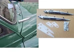 Boot Trunk Lid Hinges Set Chrome 10" For Morris,shelby- Vintage Car-oem Quality. Fixed Price $44.86.