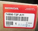 Genuine Oem Honda 74890-T2F-A11 Rear License Garnish Assy 2013-2015 Accord. Fixed Price $160.07.