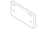 Genuine Bmw License Bracket 51-11-8-069-130. Fixed Price $68.22.