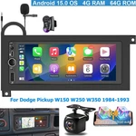 For 1984-1993 Dodge Pickup W150 W250 W350 Android Carplay Stereo Fm Wifi. Fixed Price $159.99.