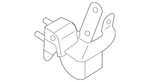 Genuine Audi Hinge 8W8-827-299-A. Fixed Price $158.10.