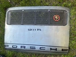 Genuine Porsche 911 Deck Lid Engine Cover W/aluminum Grille W/gadge 1969-73. Fixed Price $1450.00.