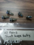 00 - 04 Ford Focus Oem Left / Right Rear Trunk Hinge Bolts. Fixed Price $16.97.