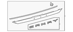 Genuine Toyota Deck Lid Finish Panel 76801-06E10-J1. Fixed Price $104.51.