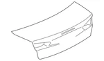 Genuine Mitsubishi Trunk Lid 5920A092. Fixed Price $453.17.