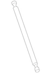 Genuine Mitsubishi Lift Cylinder 90453W000P. Fixed Price $130.22.