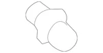 Genuine Audi Deck Lid Stop Buffer 8W5-827-499. Fixed Price $25.99.