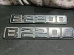 1986-1993 Mazda B2200 Pickup Fender Nameplate Badges Emblems Set Of Oem. Fixed Price $49.99.