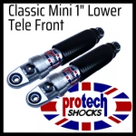 Classic Mini 1" Lowered Front Telescopic Absorbers Protech Shocks Damper. Fixed Price $269.53.
