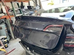Oem Quality For Tesla Model 3 Trunk Lid TEA-1601460-F Non Powered Gray Pmng. Fixed Price $650.00.