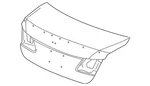 Genuine Honda Trunk Lid 68500-T3V-A90ZZ. Fixed Price $703.12.