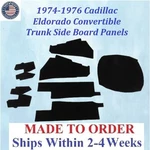 1974-1976 Cadillac Eldorado Convertible Trunk Side Board Panels #CAD-SDP-370. Fixed Price $233.99.