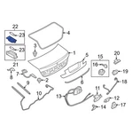 For Bmw 550I Xdrive 2011-2014 63316962039 Rear Outer Cargo Area Light. Fixed Price $24.91.