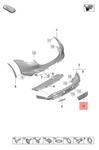 Genuine Porsche Attachment Part For Rear Trim Matt Black 9J1807801OK1. Fixed Price $89.30.