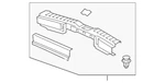 Genuine Honda Rear Sill Plate 84640-TLA-A01ZA. Fixed Price $99.99.