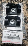 Oem Prius Upper Trunk Stopper 67281-47020 (set Of 2). Fixed Price $25.00.