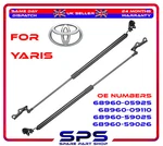 Tailgate Boot Struts Gas Springs Rear Pair For Toyota Yaris Vitz -P1- 6896005925. Fixed Price $47.06.