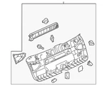 Genuine Audi Lower Trim Panel 80A-867-979-A-4PK. Fixed Price $430.20.