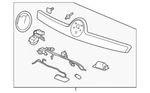 Gm Oem 14-16 Lacrosse Trunk Lid Exterior Trim-molding Assy 90804053. Fixed Price $375.47.