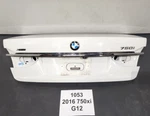 16-19 Oem Bmw G12 740 750 Rear Trunk Lid Panel Deck Shell White W/camera 36K. Fixed Price $448.00.