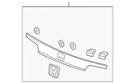 Genuine Honda Lift-gate Finish Panel 74890-T0G-A11ZA. Fixed Price $313.19.