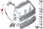 Bmw X5 F15 Rear Left Trunk Lid Adapter Plate 51247308263. Fixed Price $46.90.