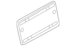 Genuine Audi License Bracket 8Y0-827-113-A-9B9. Fixed Price $105.89.