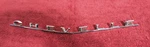 1966 Chevrolet Chevelle Malibu Trunk Lid Emblem Script Gm 7582450 Oem Shaped. Fixed Price $71.95.