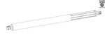 Oem Tesla Model X Lift Gate Shock Strut Right 1129698-00-A. Fixed Price $55.00.
