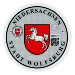 Wolfsburg German License Registration Seals For Vw, Volkswagen By Z Plates. Fixed Price $9.99.