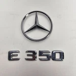 Mercedes W211 Rear Trunk "E350" & Star Emblem Badge Oem 2006 Chrome. Fixed Price $31.99.