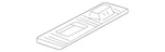 Genuine Mercedes-benz Handle 203-758-00-02-7C45. Fixed Price $18.32.