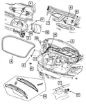 Genuine Mopar Decklid 5074536AC. Fixed Price $785.89.