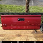 2014 2015 2016 2017 2018 2019 2020 2021 Toyota Tundra Tailgate Red Oem Lid. Fixed Price $990.00.