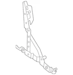 Genuine Audi Deck Lid Hinge 8T0-827-301-F. Fixed Price $194.40.