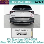 Genuine Oem 86315-P1000 Rear X Line Matte Silver Emblem Kia Sportage 2021 +. Fixed Price $25.30.