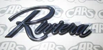 1979-1985 Buick Riviera Chrome Monogram Script Emblem Oem #1261160. Fixed Price $29.50.