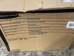 Rubbermaid Cube Truck Lid, Black, 4615-00. Fixed Price $159.00.