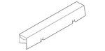 Genuine Nissan Front Trim 84904-6MA1B. Fixed Price $420.19.