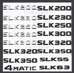 Class Letters Trunk Lid Rear Emblem Badge For Mercedes Benz SLK55-SLK350. Fixed Price $19.89.