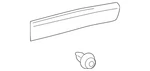 Genuine Lexus Body Side Molding 75076-60081-C0. Fixed Price $147.42.
