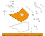 Chrysler Oem 98-04 Intrepid Lid Components-trunk 5003266AD. Fixed Price $620.40.