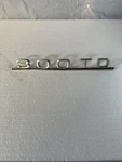 Mercedes 300TD W123 Wagon Rear Trunk Lid Badge Emblem Logo Oem Turbo Diesel. Fixed Price $30.00.