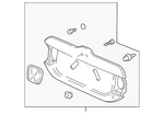 Genuine Honda License Plate Light Panel 74890-S9V-A20ZJ. Fixed Price $537.05.