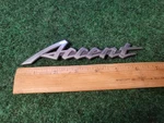 2003 2004 2005 Hyundai Accent Rear Trunk Lid Emblem Logo Badge Symbol Oem 2S9. Fixed Price $17.99.