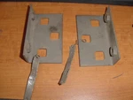2 Nos Trunk Hinge Brackets Austin America. Fixed Price $19.00.